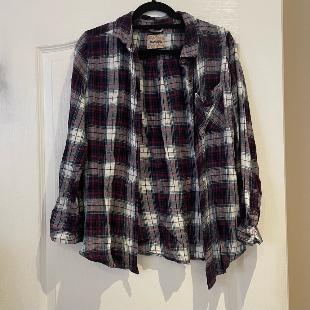 Plaid button up